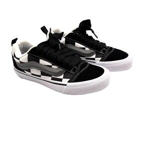Vans Old Skool Checkerboard Black White Skate Shoes Women's Size 8